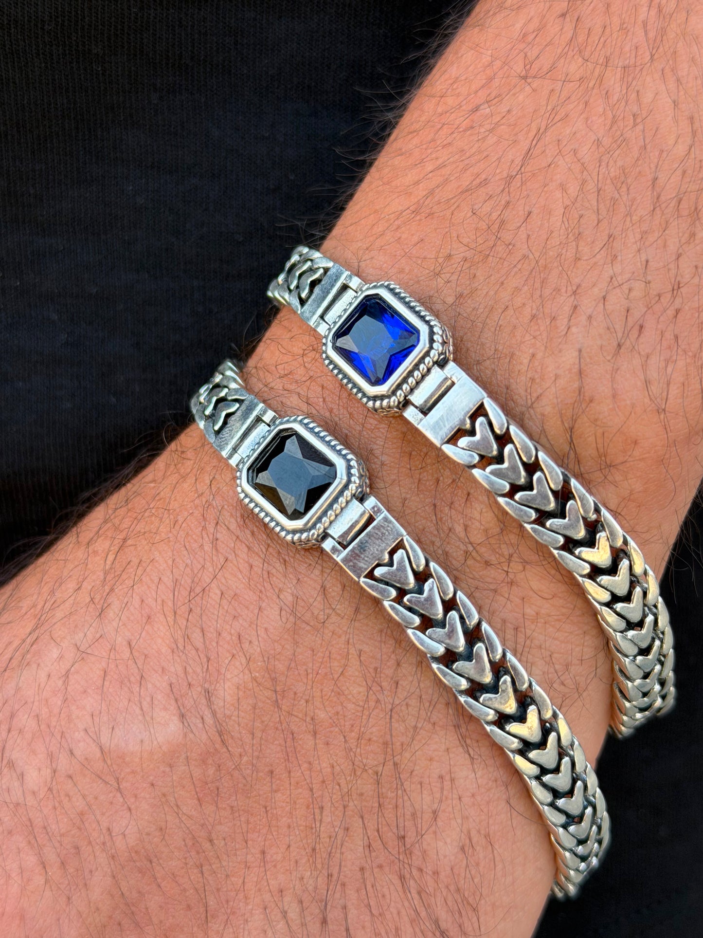 Stormy Bracelet for Men's Sterling Silver 925s
