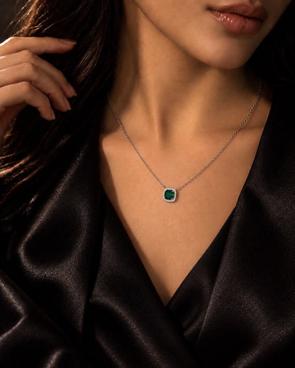 Pop Colors Cubic Zirconia Necklace in Sterling Silver 925s