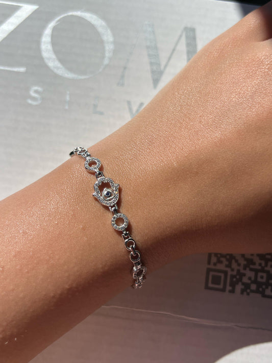 Hamsa Bracelet-sterling Silver-925s