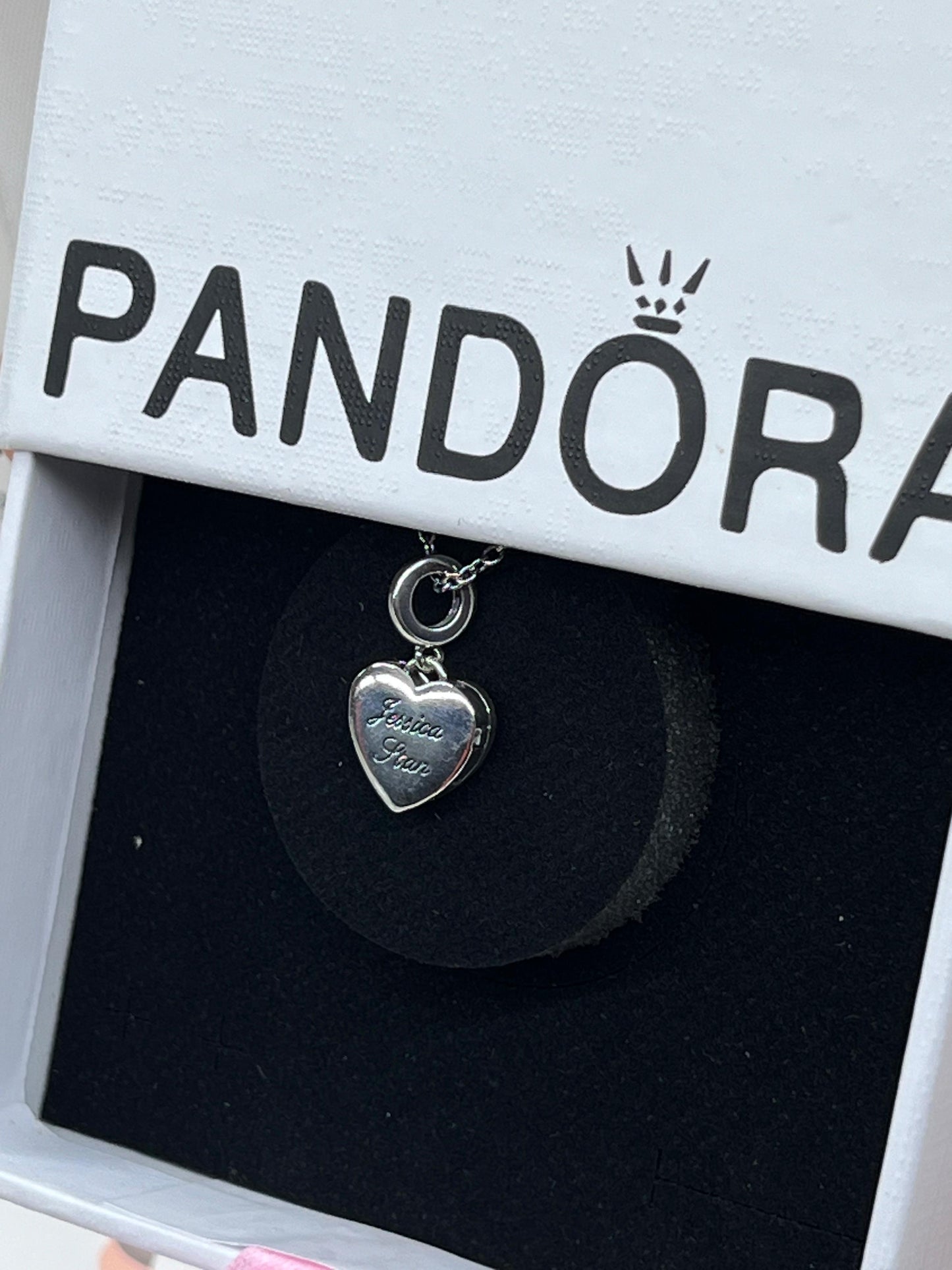sparkling Heart Necklace Sterling silver -925