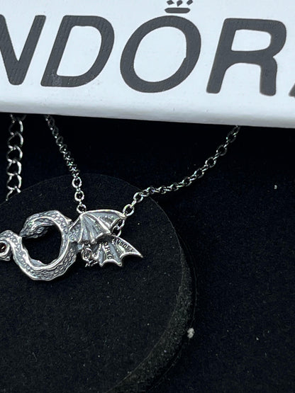 Pandora Game of Thrones Dragon Pendant Necklace
