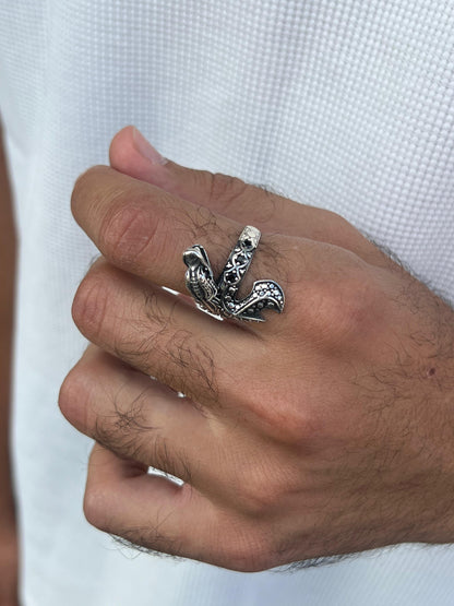 Dragon Ring -Sterling Silver 925s