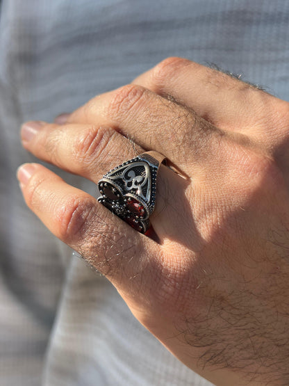 Four Thrones Ring -Sterling Silver 925s