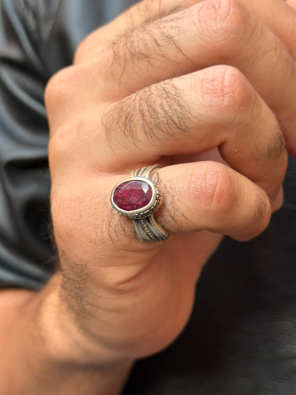Yaqout Ring -Sterling Silver 925s