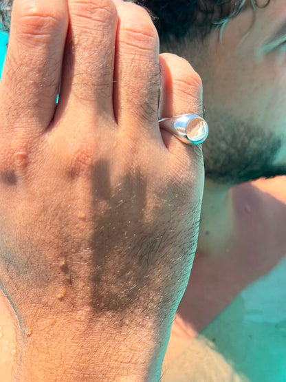 Monolith Ring in Sterling Silver 925s