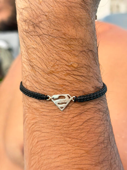 Super man knot Adjustable Macramé Bracelet