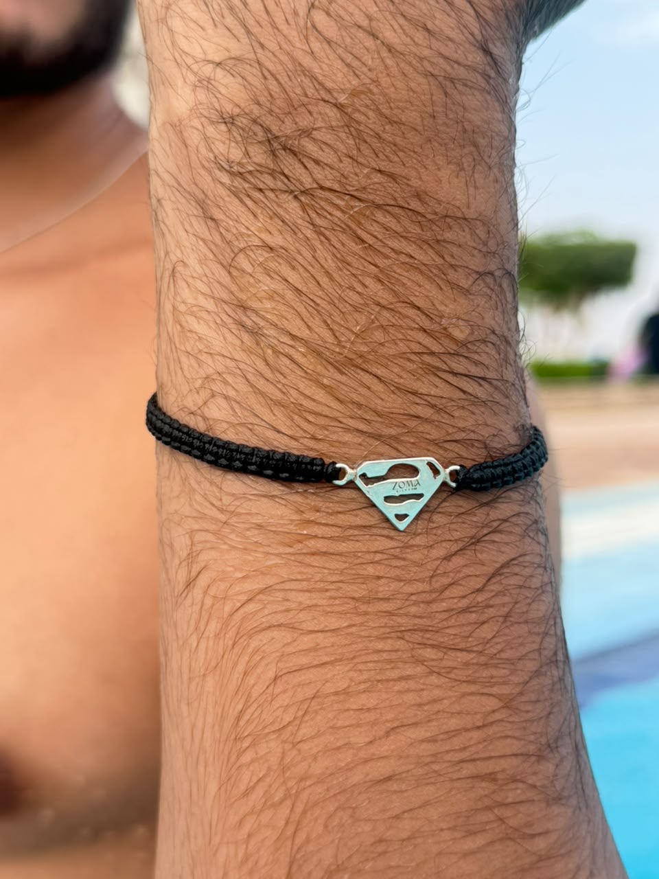 Super man knot Adjustable Macramé Bracelet