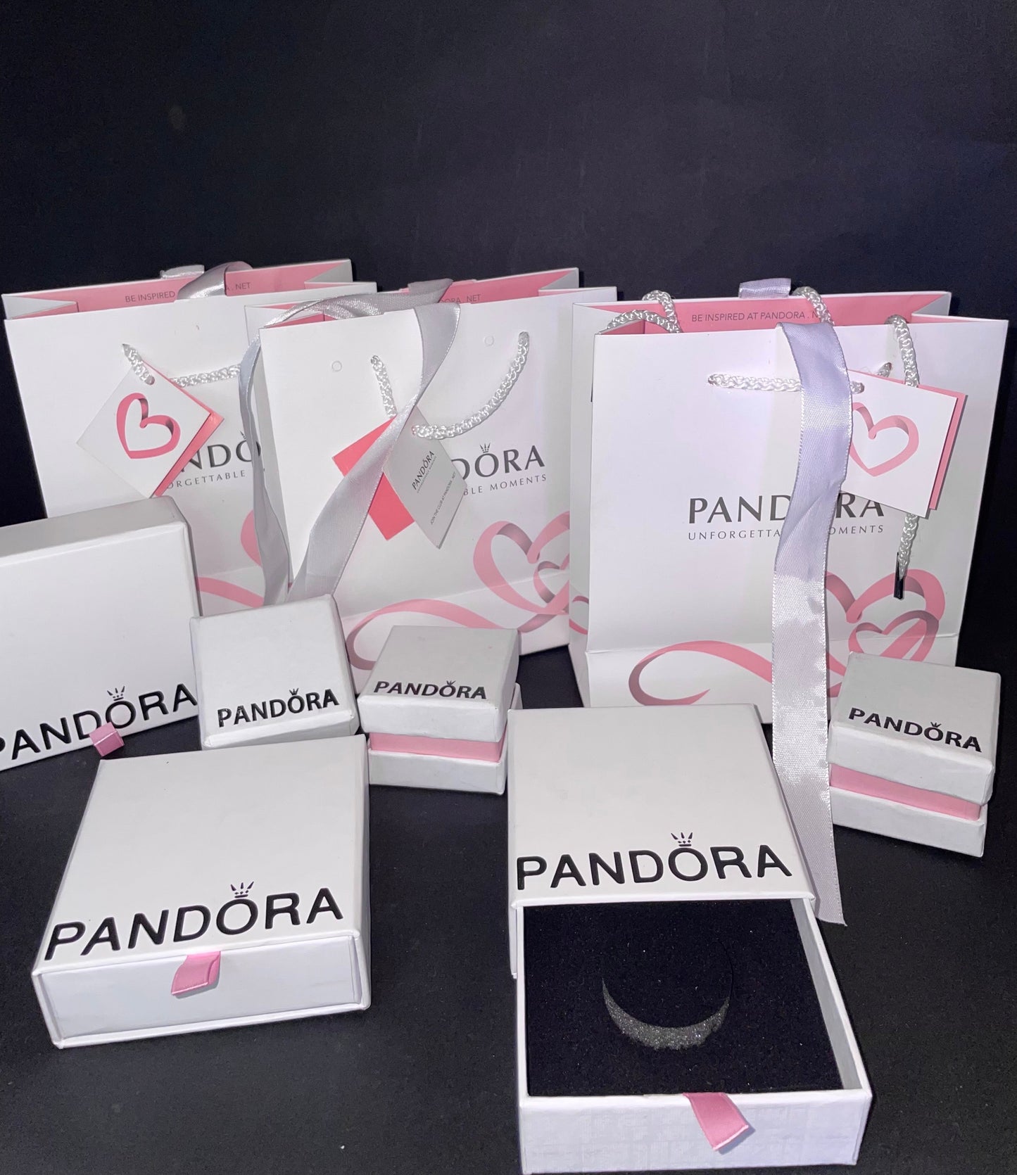 Original Pandora Full Heart Set - Italian Silver 925