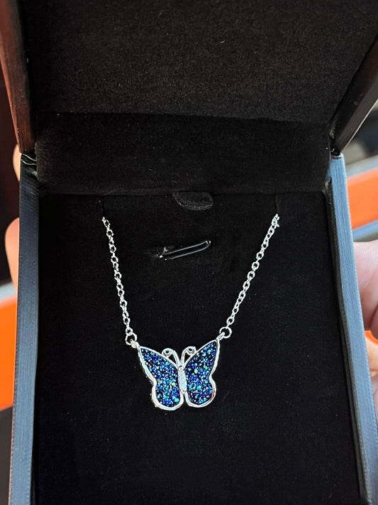 Shiny Butterfly in Sterling Silver -925🦋