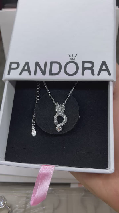 Pandora Game of Thrones Dragon Pendant Necklace