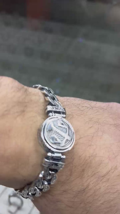 The Judge’s Emblem Edition Rotating Exclusive Bracelet S925 Sterling Silver for men