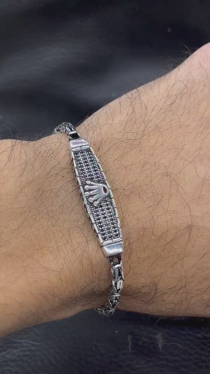 Rolex Bracelet for Men's Sterling Silver 925s